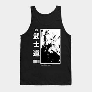 Bushido Japanese Samurai Streetwear Anime Girl Manga Aesthetic Tank Top